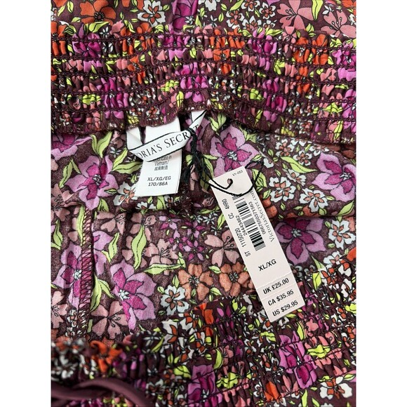 NWT Victoria’s Secret Sleep Shorts Drawstring Bottom Cotton size XL - Picture 4 of 4